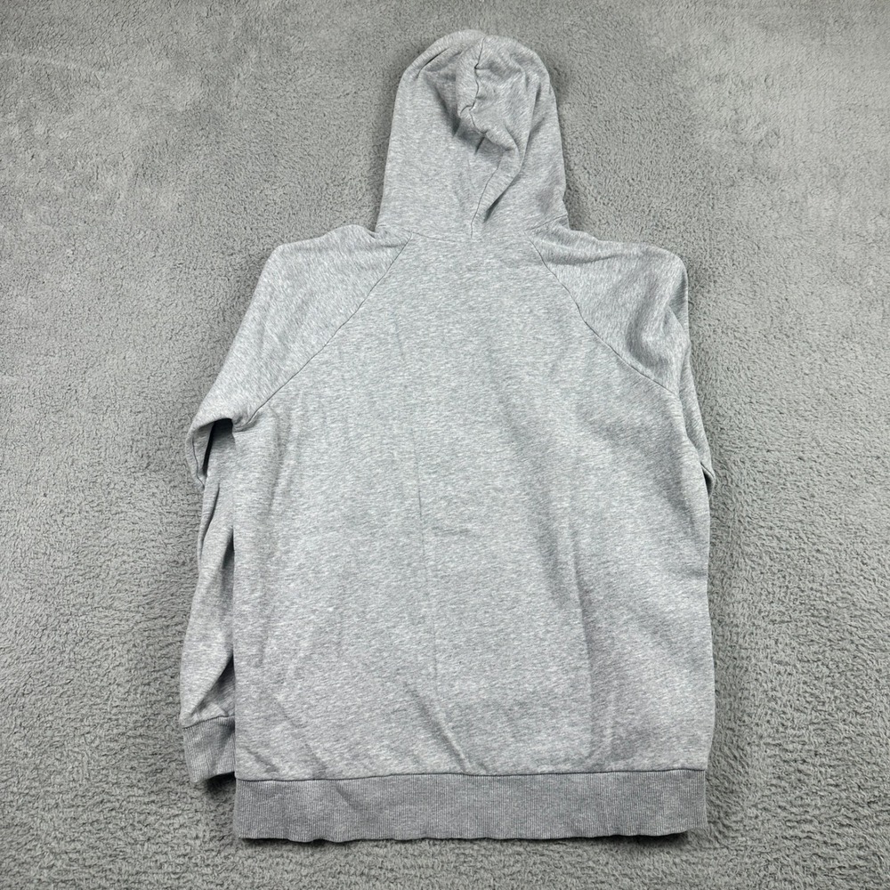 Under Armour Rival Fleece Hoodie Mens Medium Grey Pullover Logo 1366723 035 - Picture 3 of 9